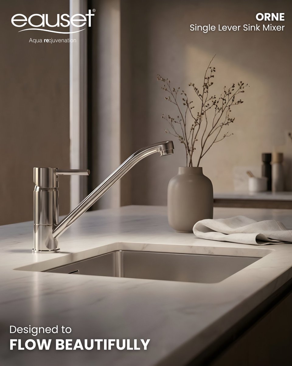 Eausetindia's tweet photo. Your kitchen deserves more than just a faucet. ✨
Swipe to experience luxury.
#faucets #showers #sanitaryware #bathfitting #MadeInIndia #bathroom #quality #design #toilet #kitchen https://t.co/nED5G5XO6K
