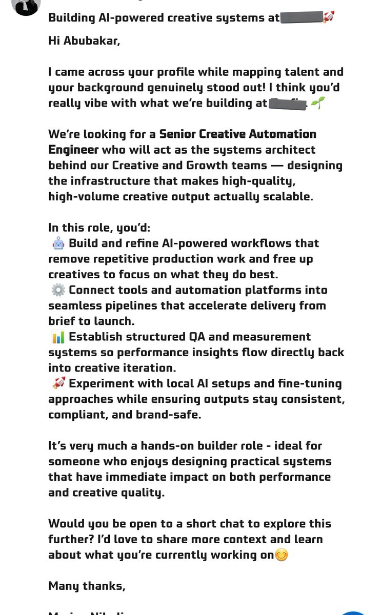 A few months ago, I was just learning automation.

Today, I received another LinkedIn DM, and we’ve already scheduled a call.

<a href="/omoalhajaabiola/">Omoalhaja</a> Building in public works.

People are watching even when you think they’re not.
