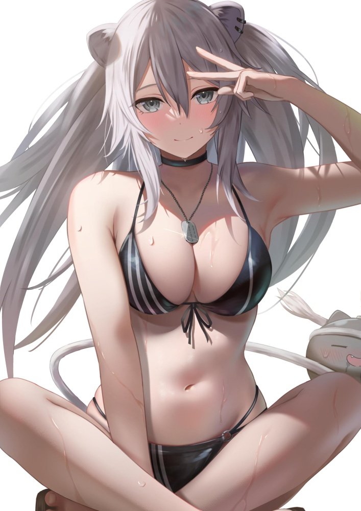 獅白ぼたん 「(⁠。⁠•̀⁠ᴗ⁠-⁠)⁠✧今日は何一つ冴えない一日だったけど、そんな日もあるの」|まるすのイラスト