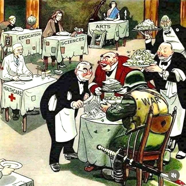 PatriziaTenda's tweet photo. Bottino di guerra
(vignetta anni '50 sempre attuale)
#IranWar 
#TrumpDistraction
#scritturebrevi https://t.co/1iYLykZqX6