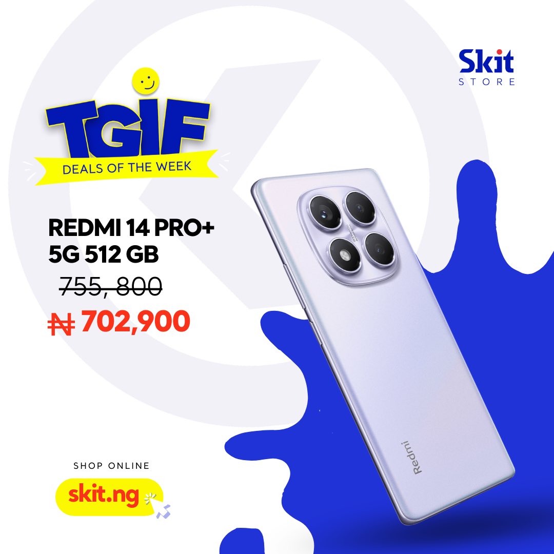 Skitng's tweet photo. TGIF just got better! 🎉

Enjoy UP TO 20% OFF on selected gadgets this weekend only. From smartphones to laptops and more — now is the perfect time to upgrade your tech.

Why pay full price when you can grab a deal? 😉
📅 Valid: March 6 – March 8
🛍 Shop in-store or online at https://t.co/hTIPGTa5a9

Don’t wait… the best gadgets won’t stay on the shelf for long.
T&Cs apply.

#IranWar #abuja #nationalgrid