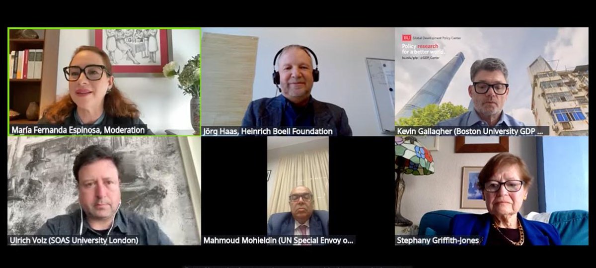 mfespinosaEC's tweet photo. Honored to have co-chaired the #DRGR Project and to join the webinar "The Way Ahead on Debt: Reform, Resilience, and Leadership in a Fragmented World," in tribute to our dear friend and @GWLvoices Member Emeritus Shamshad Akhtar.
A timely and powerful exchange on advancing sovereign debt reform and securing fairer solutions for the Global South.
The momentum is building. Now we must turn it into action.
@boell_eu @BoellStiftung