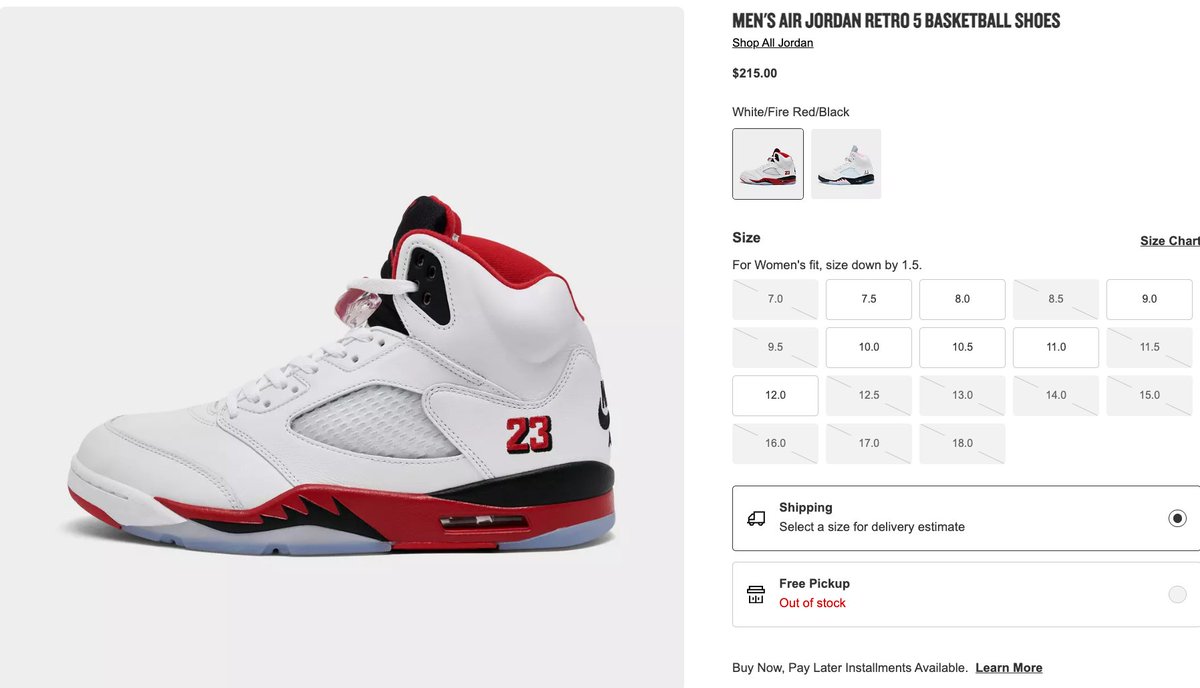 finish line reserve jordans