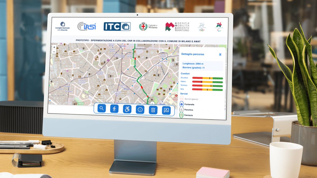 CNRsocial_'s tweet photo. In occasione delle #paralimpiadi di #Milano, dal Centro interdipartimentale scienza delle città #Cisc_Cnr arriva #SmartPath, una #WebApp per l'#AccessibilitàUrbana
https://t.co/Gjr0yqG1aN
#Paralympics #MilanoCortina2026
@Paralympics @milanocortina26 @ComuneMI
#Cnr_Iasi #Cnr_Itc https://t.co/gYyeDSZg4I