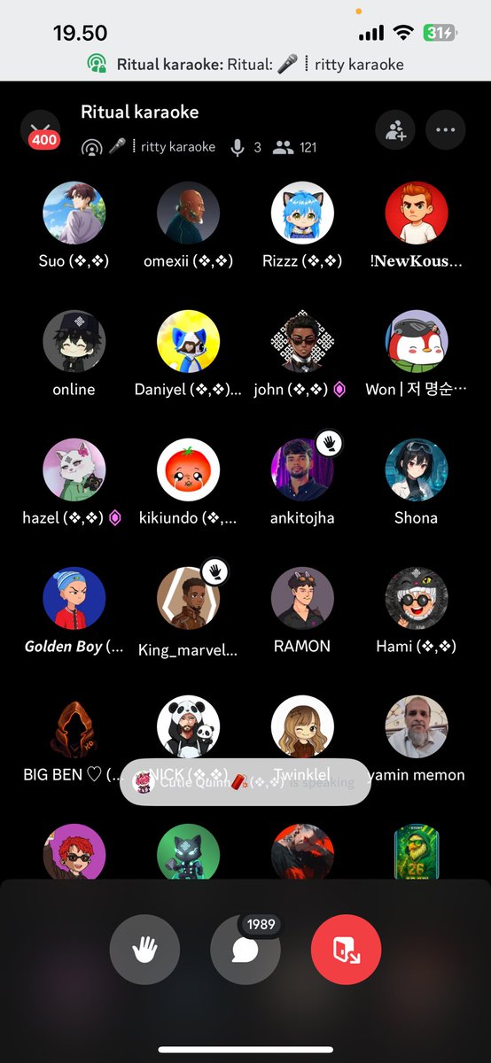 gRitual 🕯️

Ritual Karaoke today 🎤🎶✨

great voices, great people, and pure community vibes 🫶💫

<a href="/ritualnet/">Ritual</a> <a href="/ritualfnd/">Ritual Foundation</a>