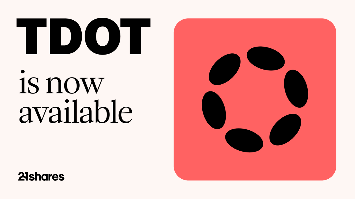 It’s <a href="/Polkadot/">Polkadot</a> time.

We’re excited to launch the 21shares Polkadot ETF, offering investors a liquid way to integrate Polkadot into their portfolios through their banks or brokers.

Why we believe Polkadot is interesting in 30 seconds:
 ▫️Interoperability: One of the only