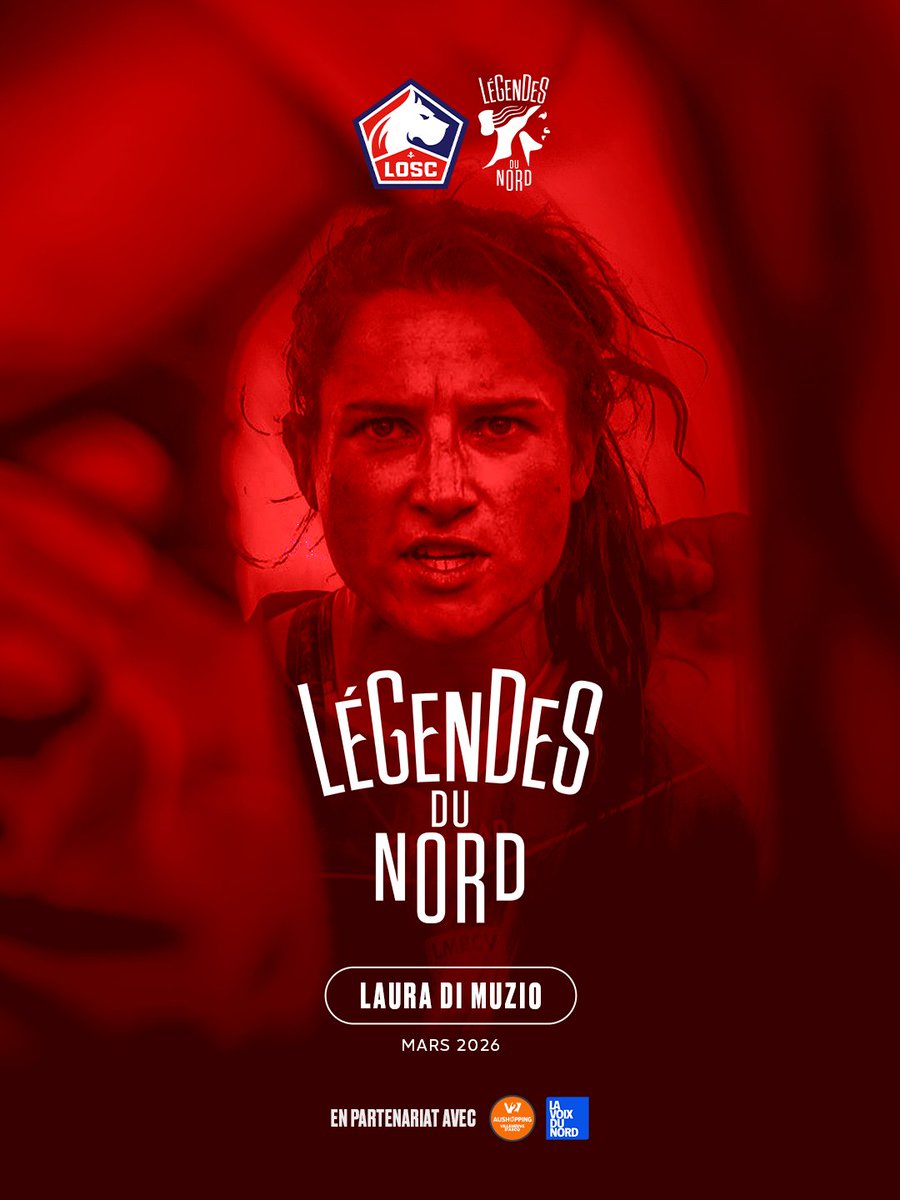 le LOSC est fier de décerner à <a href="/LauraDimuzio/">Laura Di Muzio</a>, sa première médaille « Légendes du Nord » 🏅

L’ancienne rugbywoman internationale française, aujourd'hui Présidente du Stade Villeneuvois Lille Métropole, recevra sa médaille ce dimanche lors de LOSC-FC Lorient 🔜

🗞️