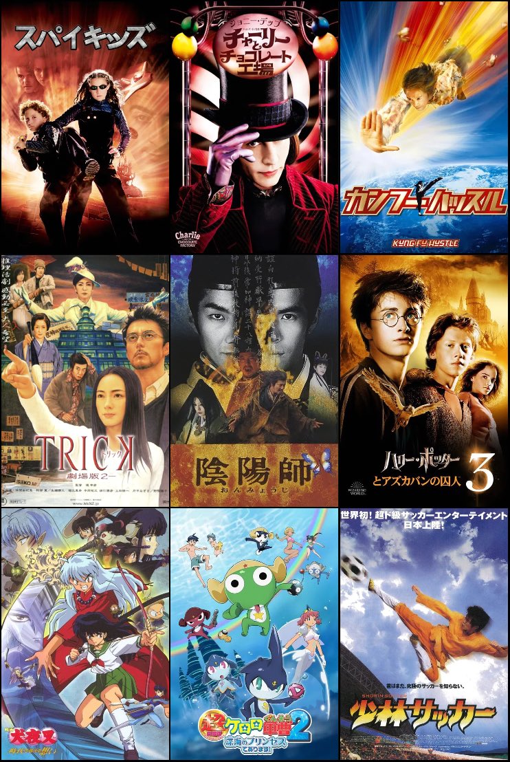 小中学生の時繰り返し見てたお気に入りから選んでみた