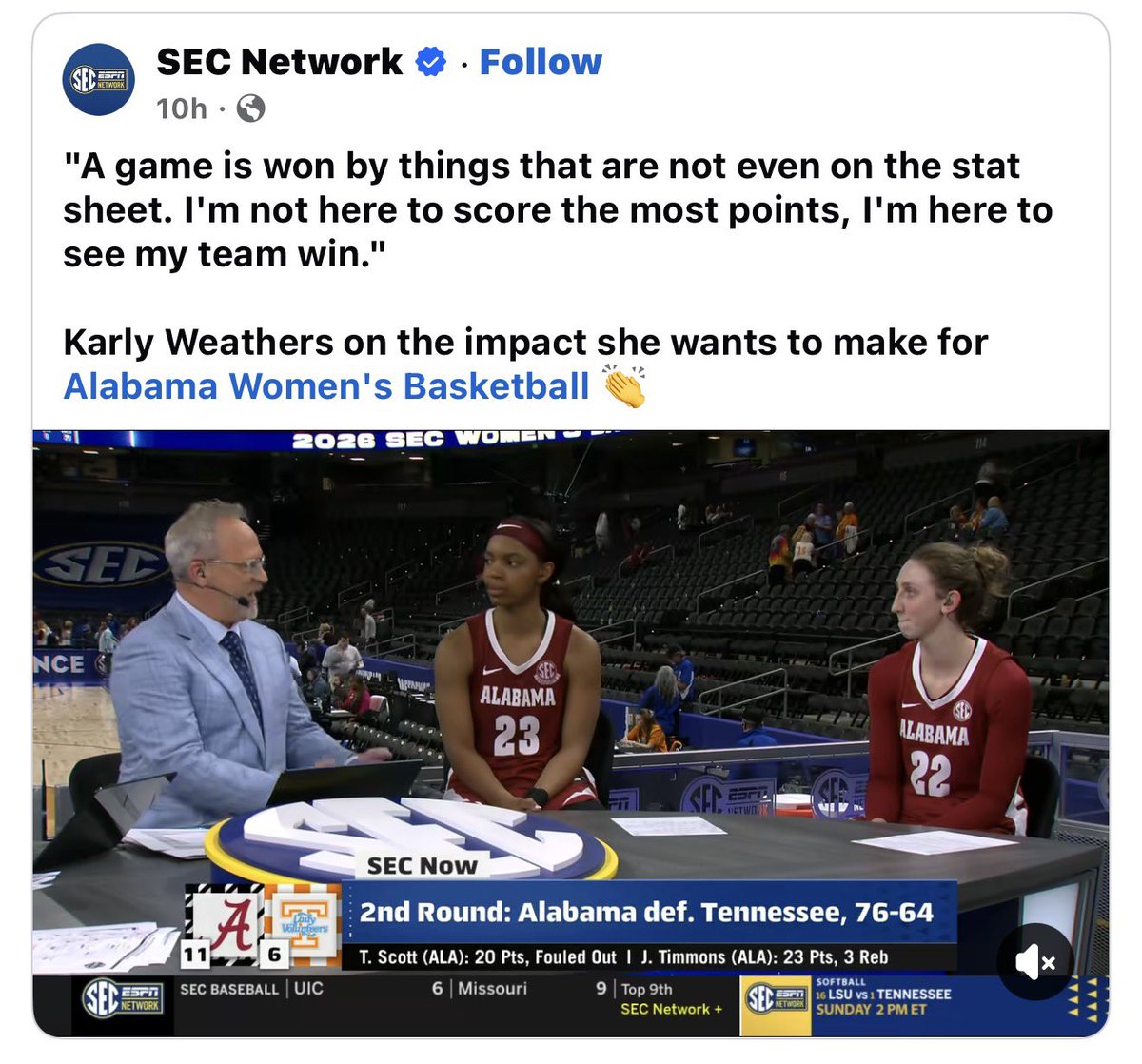 AL Southern Starz tweet media