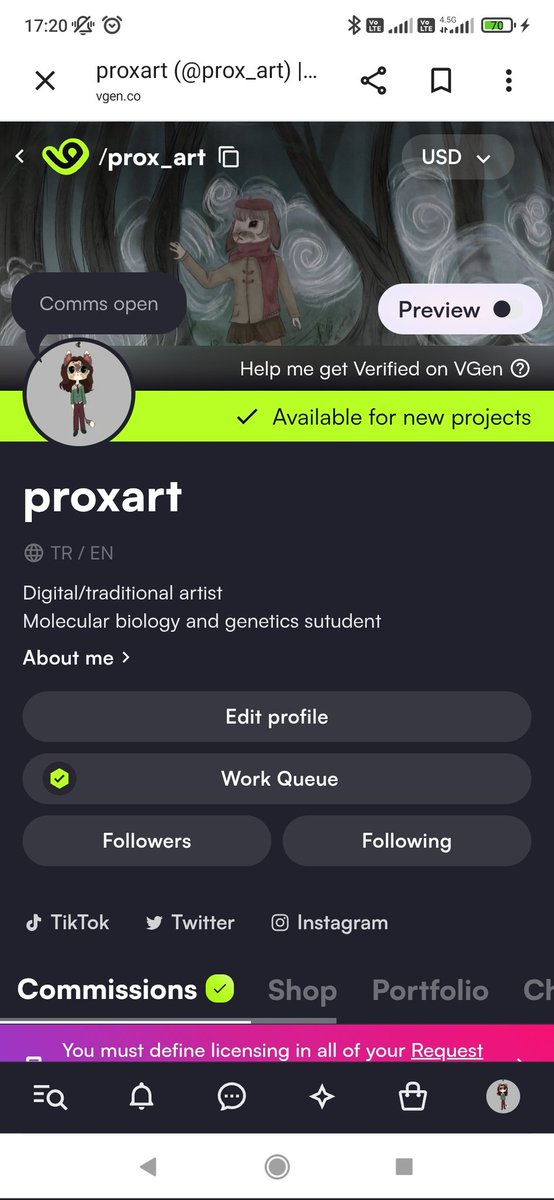 arandom_drawer's tweet image. The 2 #commission #websites I currently use and my #experiences:
Vgen:
-Not small artist friendly
-so hard to find a cod
-hard to get verified

+Great surface
+Monthly challenges are so fun
+You can take commissions and sell your art
+And also create your oc in it