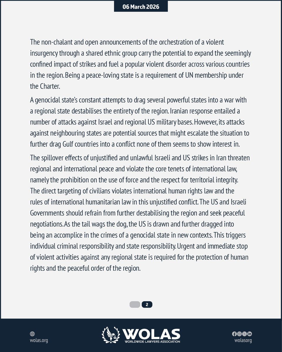 WOLAS - Yeryüzü Avukatları Derneği tweet media