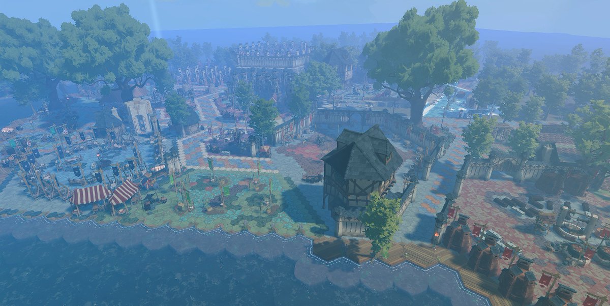 Moving2TheMusic's tweet photo. Looking back on the first wipe of Early Access, its always cool to see how your claim starts, and how it ends. A lot of work goes in to these player made towns, and the result is pure satisfaction #bitcraftpartner #bitcraftonline https://t.co/LtgOuLbHgz