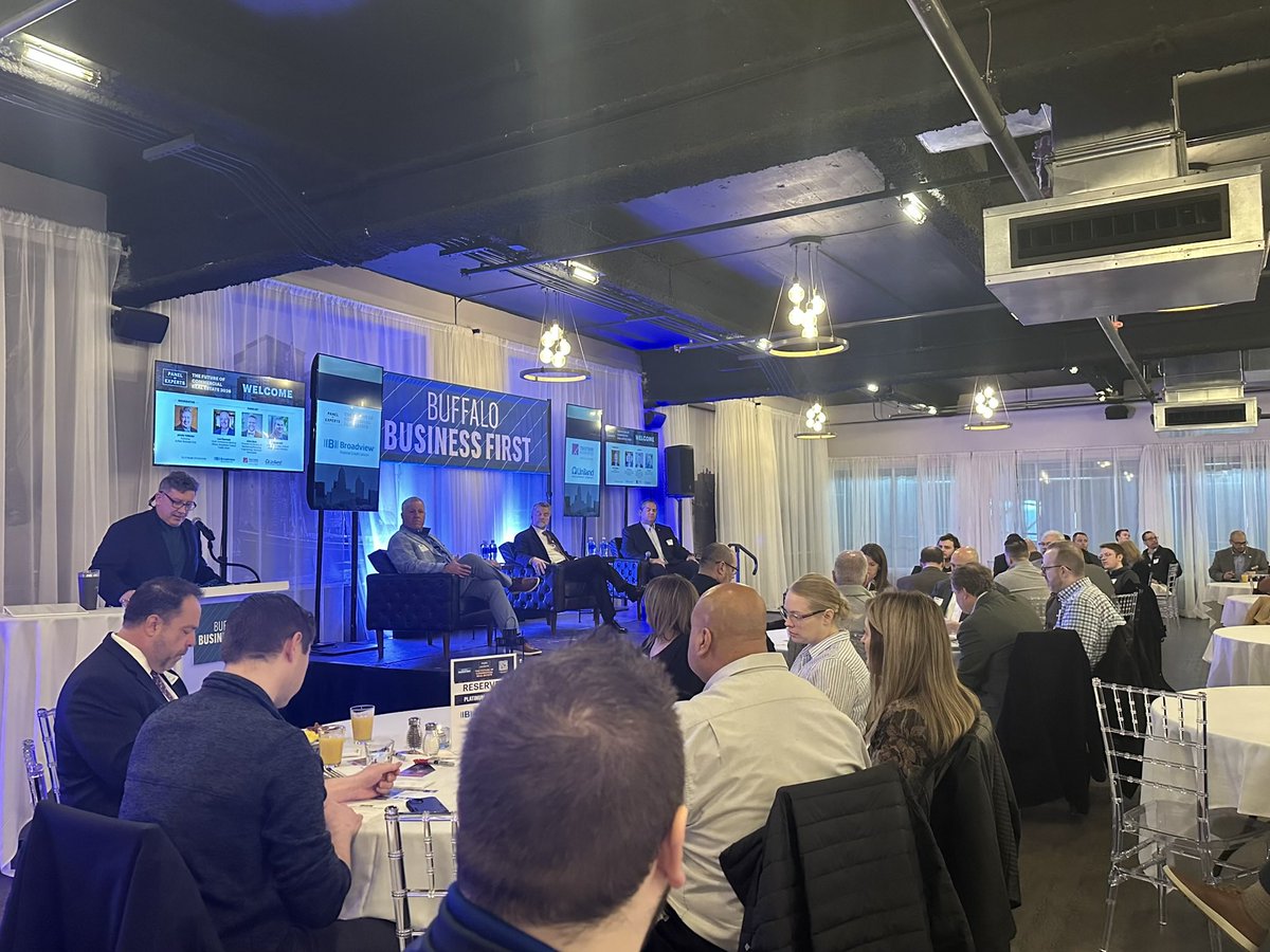 Members of our team attended the Buffalo Business First Panel of Experts yesterday, where industry leaders from Broadview, Trautman &amp; Associates, and Uniland led an insightful discussion on Western New York’s commercial real estate sector and the challenges and opportunities.