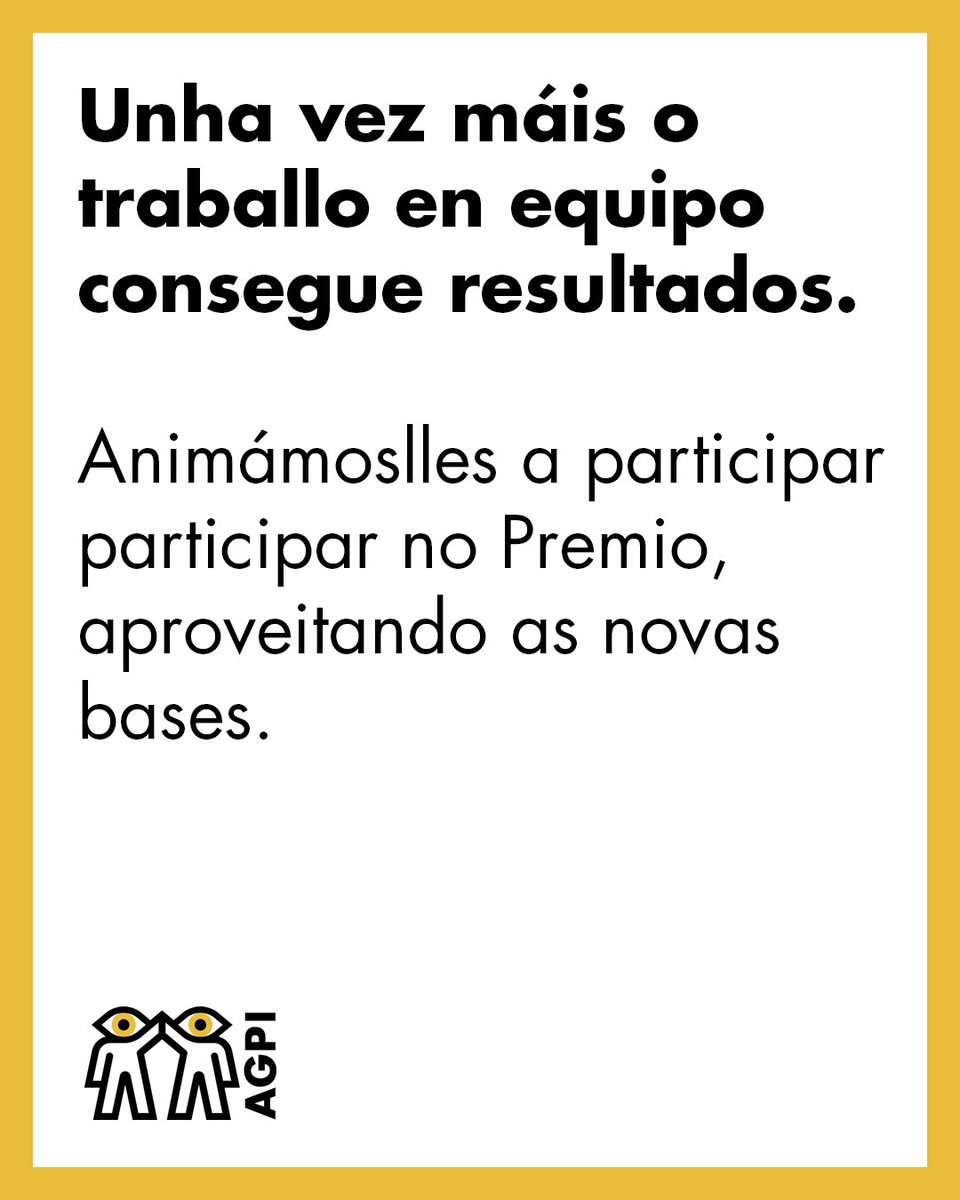_AGPI's tweet image. 🌟 Animámoslles a participar participar no Premio, aproveitando as novas bases.

🔥 A AGPI segue a loitar por mellorar as condicións do noso sector.

#PremioCastelao #AGPI #DeputaciónDaCoruña #Ilustración