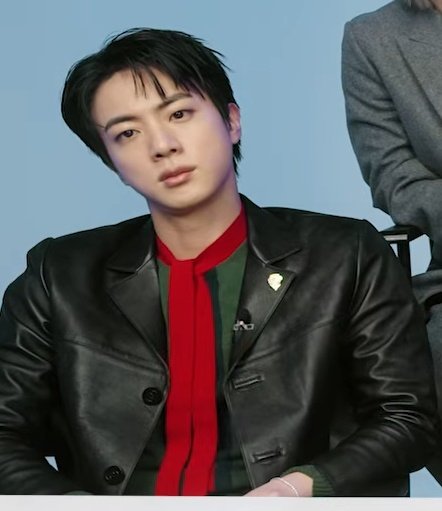 this face card is crazy man seokjin looks so delicious