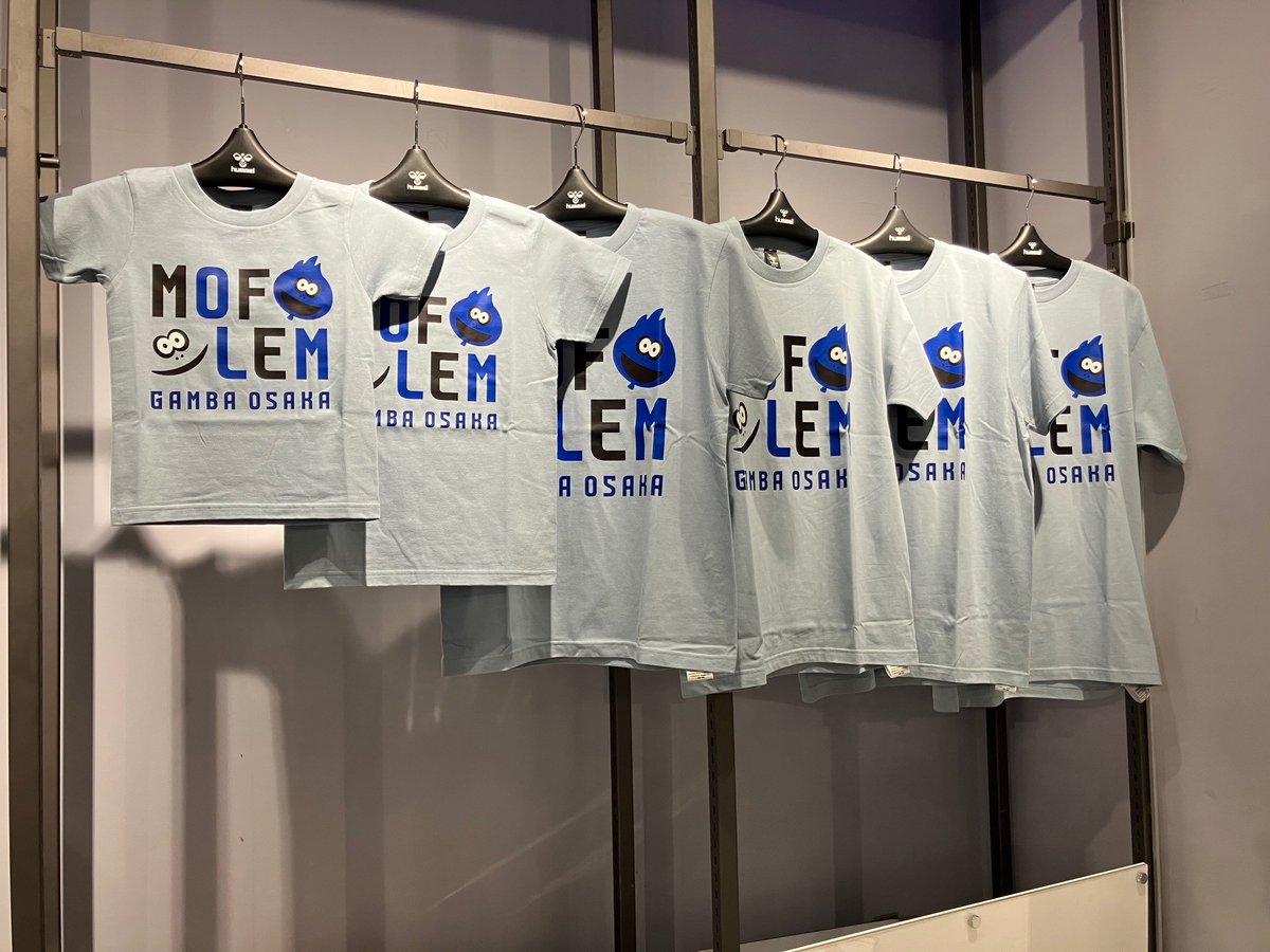 長崎戦に販売をする「モフレムTシャツ」は、110㎝～Oサイズまでの6⃣