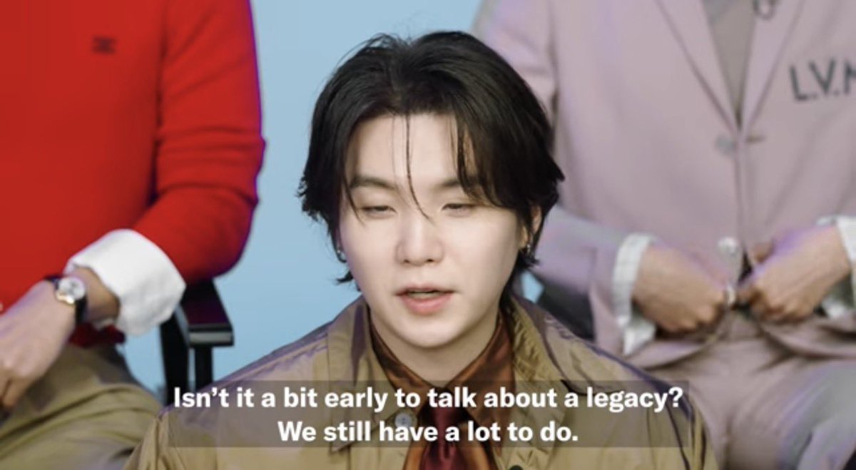 😡Haters: BTS is over please disband soon

🥰Meanwhile #BTS in a recent interview:
“We still have a lot to do”
“Now our chapter two is starting”
“We re still young! With a bright future ahead”