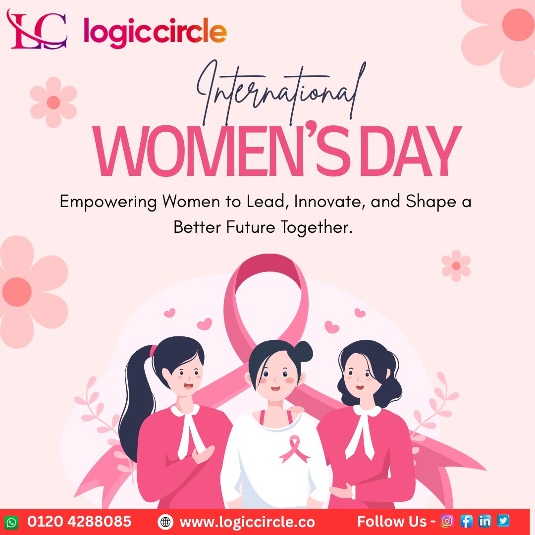 logiccirclein's tweet photo. Happy International Women’s Day 🌸
Celebrating the strength, achievements, and inspiration of women everywhere.
🌐 https://t.co/BzhYnImhX7 | 📞 0120 4288085

#InternationalWomensDay #WomenEmpowerment #LogicCircle https://t.co/IBQpXLEZsg