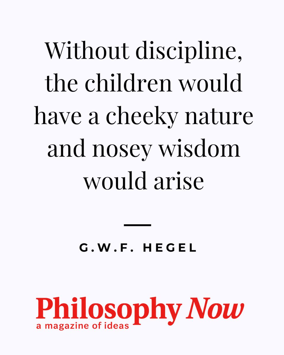 PhilosophyNow's tweet image. How should #children be educated - through #discipline or nurturing #curiosity? Philosophers have long disagreed. Matt Qvortrup shares some highlights: philosophynow.org/issues/172/Phi…