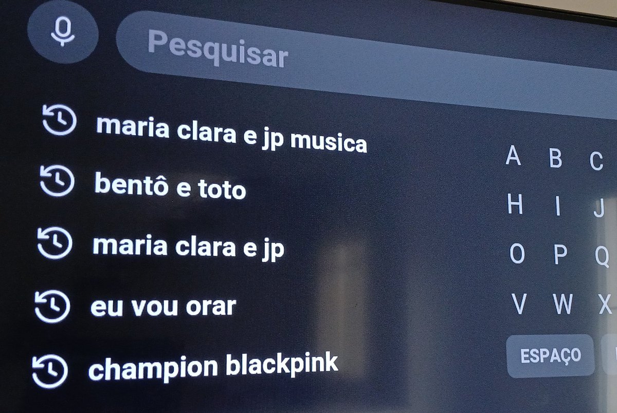 pov: youtube na tv da sala