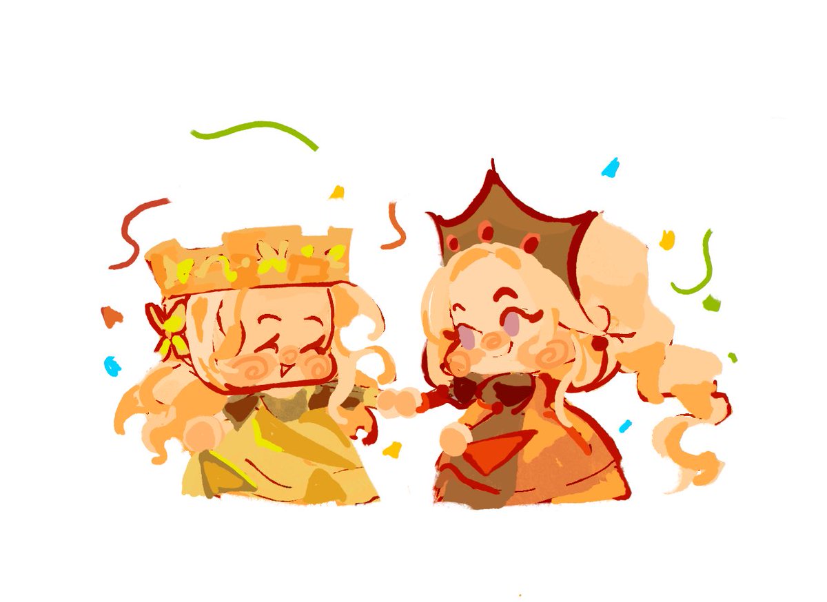 Queen Rhaenyra &amp; Queen Helaena chibis by the lovely <a href="/zuuoii/">Zuu ˗ˏˋ ★ ˎˊ˗ working on cmms</a> from their giveaway raffle thingie 💖

#rhaenyratargaryen #helaenatargaryen #hotd #asoiaf