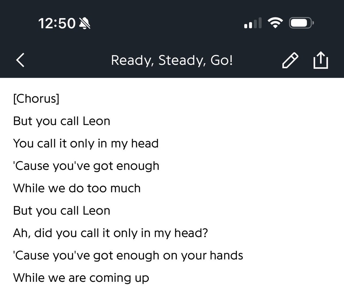 montejth's tweet photo. ma chi è leon? io pensavo dicesse ‘you call it love’ https://t.co/zhu3KDyMy7
