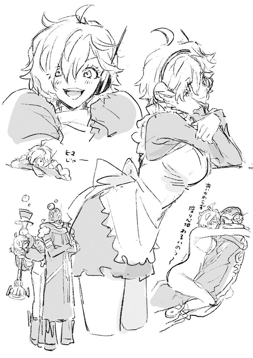 落書きしてたらどうしても正悪が描きたくなってねじ込んだ