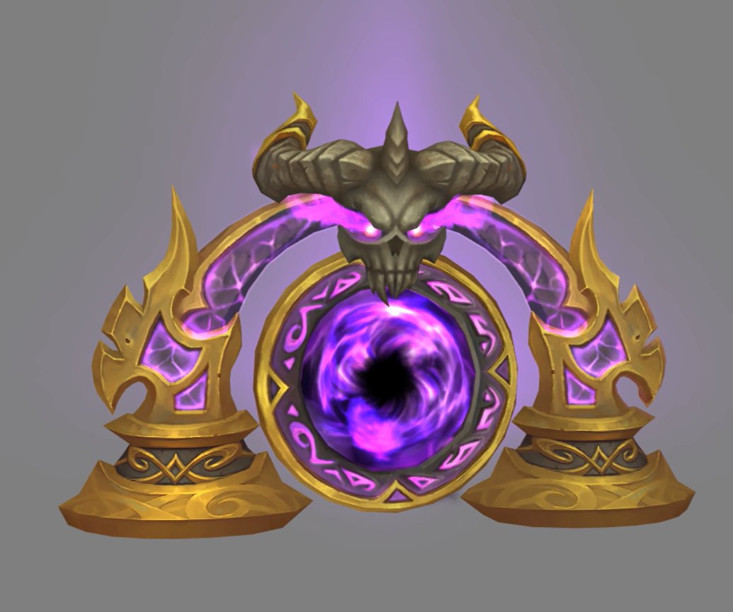 talenthiel's tweet photo. Okay but genuinely @Warcraft I would do ANYTHING to get access to this Demonic Gateway design, especially as a blood elf warlock. Whatever you ask of me, I'll do it. https://t.co/KGrYfwOvmV