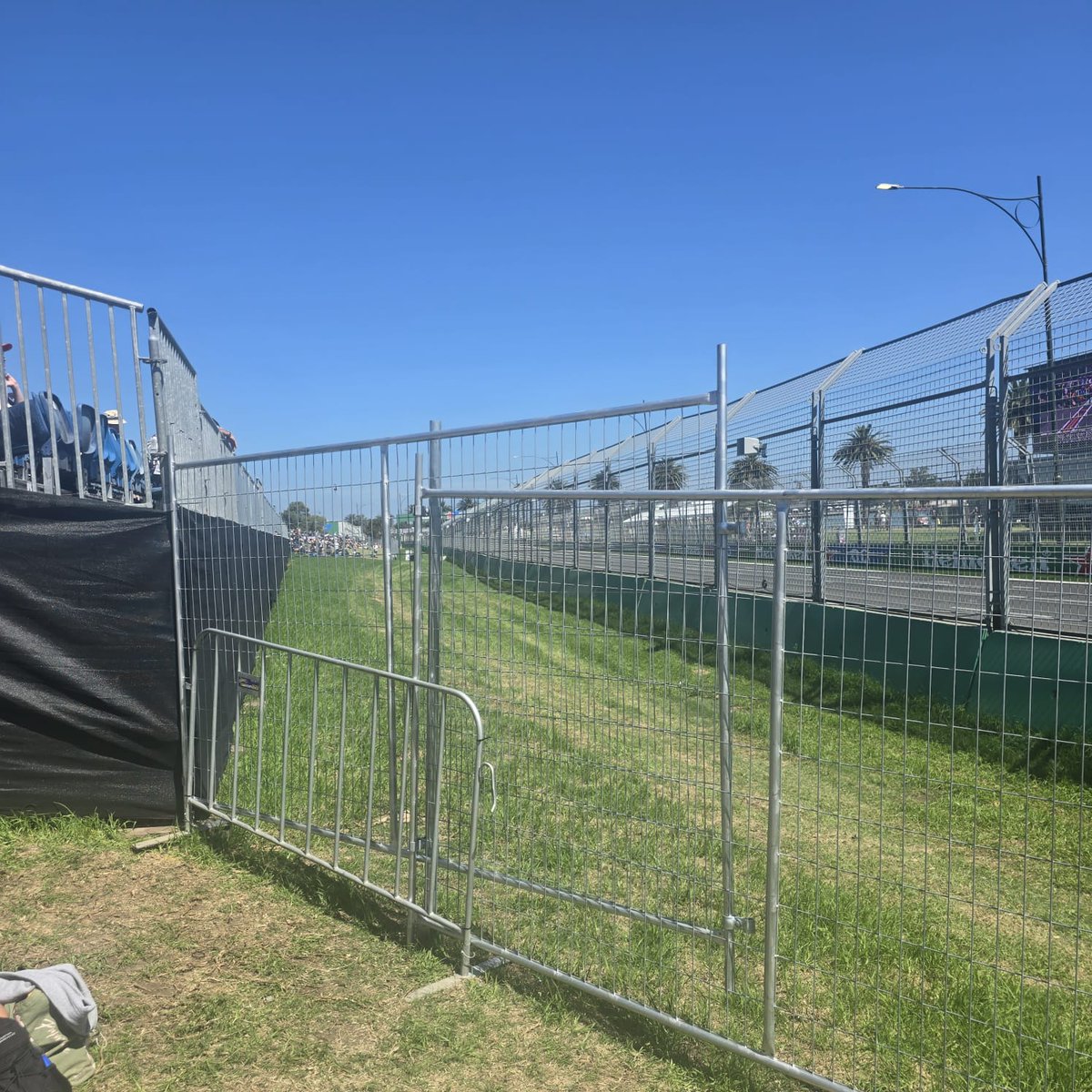 darraghmasters's tweet photo. @ausgrandprix As if driving prices up for GA tickets to crazy levels wasnt bad enough, you now block off some of the few premium GA viewing spaces in front of stands from previous years (for no reason). Is this to drive people to purchase grandstand tickets? https://t.co/bg7NnbPKhM