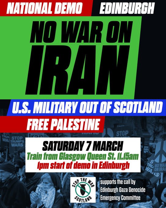 Stop The War Scotland tweet media