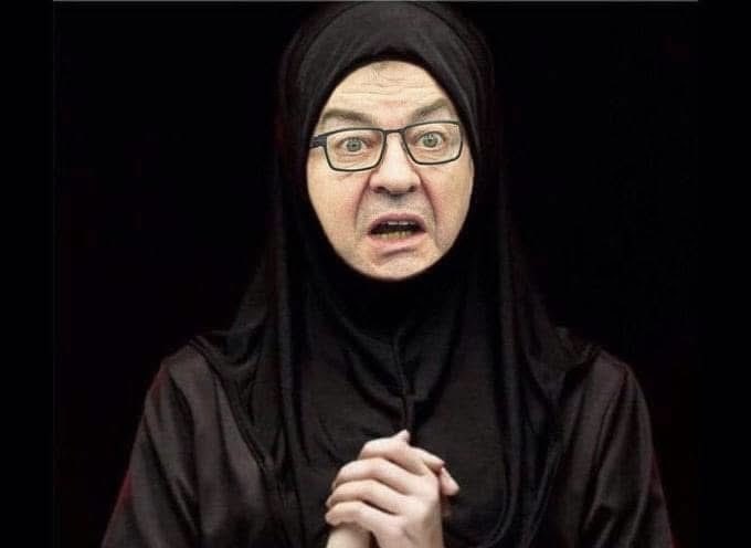 briallon57908's tweet image. Le #predicateur votre maître💩 quelle honte de vous moquer d une iranienne