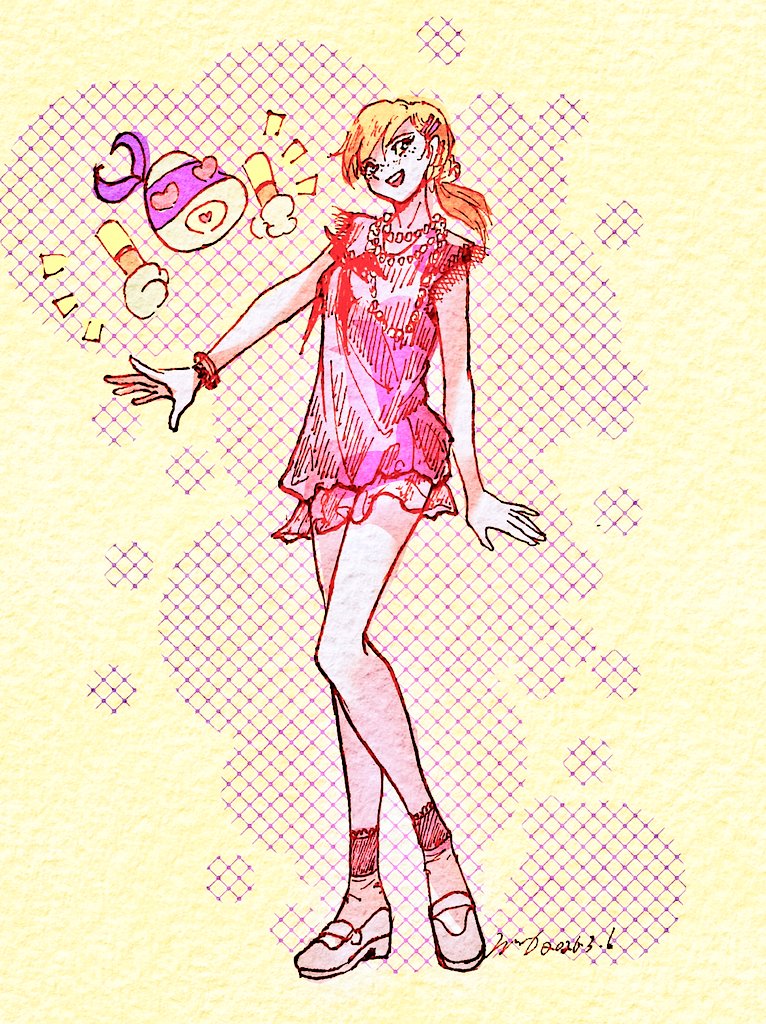 Leorai99999's tweet image. This style seems to be called "bubble skirt", and I think it suits April very well～💜💛#TMNT2012 #apritello