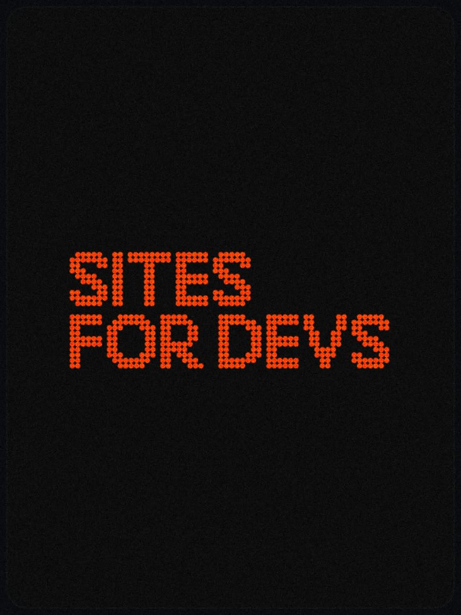 SITES FOR DEVS are must-bookmarks 👇