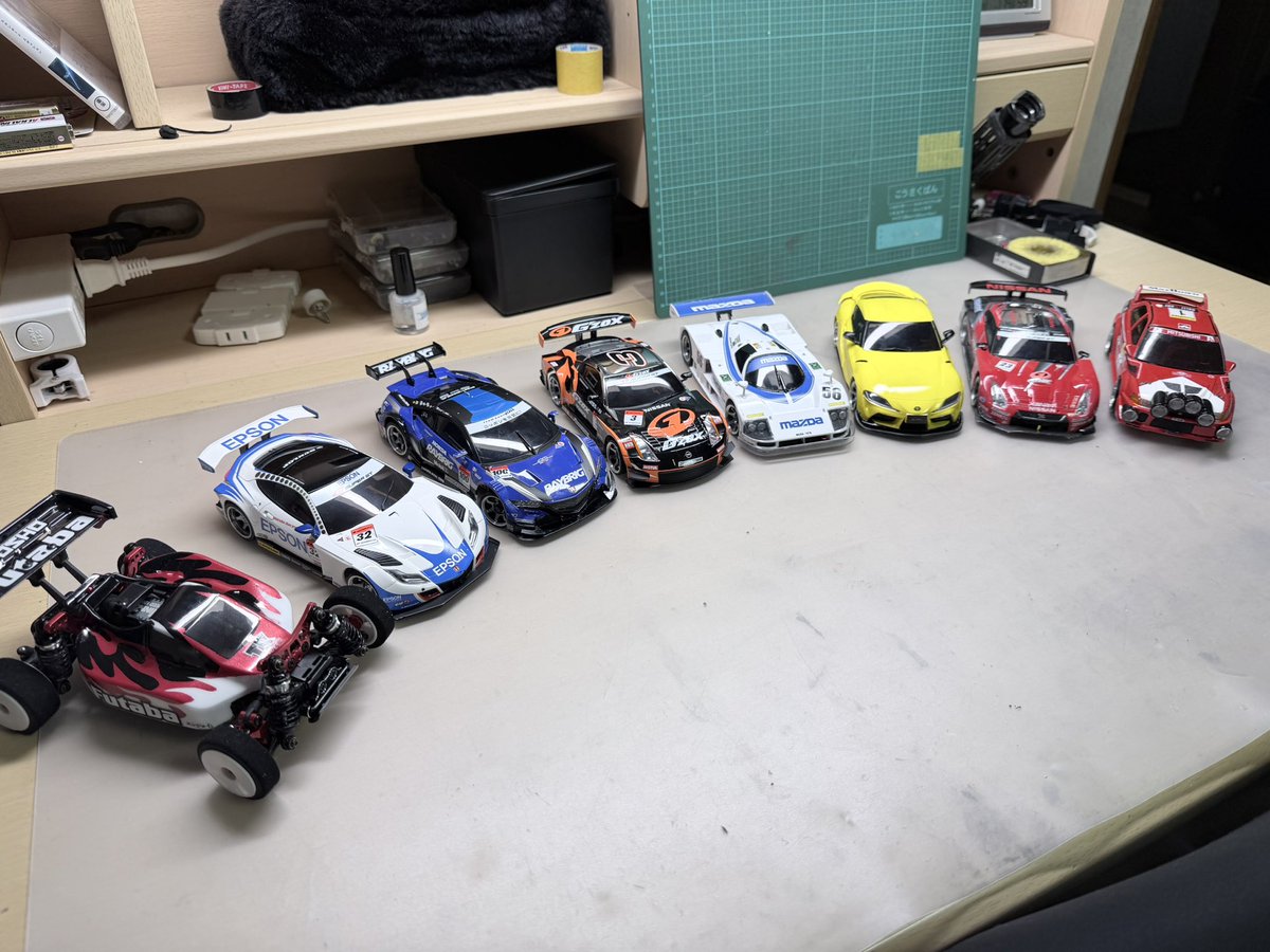 明日は、可愛い後輩（高専生）の、卒業（就職）引退記念大会🚗💨
おじさんの意地で、全カテゴリー負けるわけにはいかない👊
地元を離れても、またここ（地元）に帰ってきたいと思われるように...