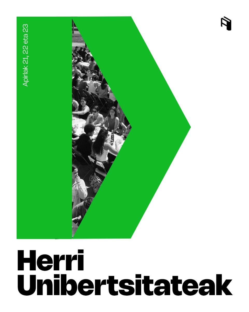⏳Badatoz Herri Unibertsitateak!
Formakuntza politikorako, eztabaidarako eta aisirako ekimena. 

🗓️Apirilak 21, 22 eta 23
📍Leioa / Ibaetan / Gasteizen / Bilbounin /Eibaruni / NUP / Baiona