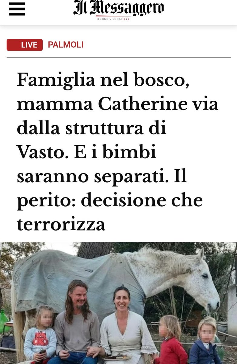 Oltre al sequestro di persona qua si aggiunge il reato di tortura.

#Famiglianelbosco #6marzo