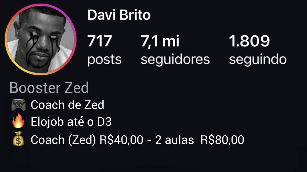 LeagueGenios's tweet photo. 🚨Davi Brito informou em suas redes sociais que "quitou" do boxe e está com "planos insanos" https://t.co/Wl4FxL7A4O