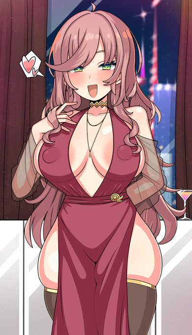 ドレスでエチチなaskhn()さんを描き描き 健全垢で投稿したイラストに興が乗り…差分も描いてしまいました FANBOXには乳首イキの追加差分4枚(メイン計6枚:乳首責め/乳首イキ/母乳/アヘ顔差分)もございますのでご興味のある方は是非に…!