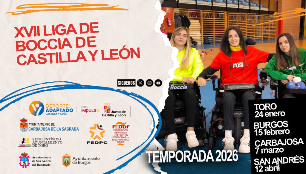 fedeacyl's tweet image. Vuelve la Liga #CyL de Boccia‼️

@aytocarbajosa acoge la tercera jornada mañana desde las 10 h con todo por decidir 🔴🔵⚪️

👉goo.su/AN7yNKv