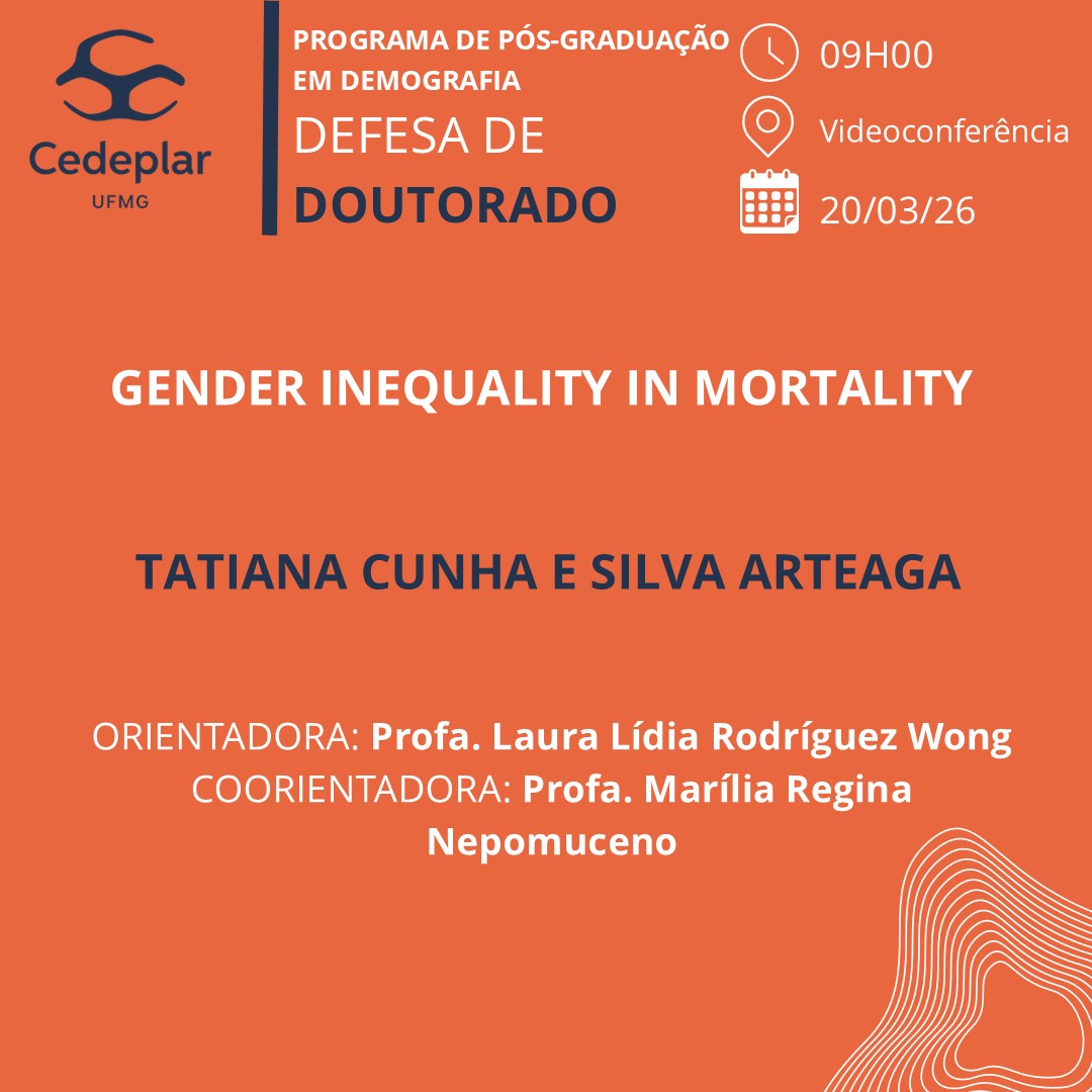 Cedeplar UFMG tweet media