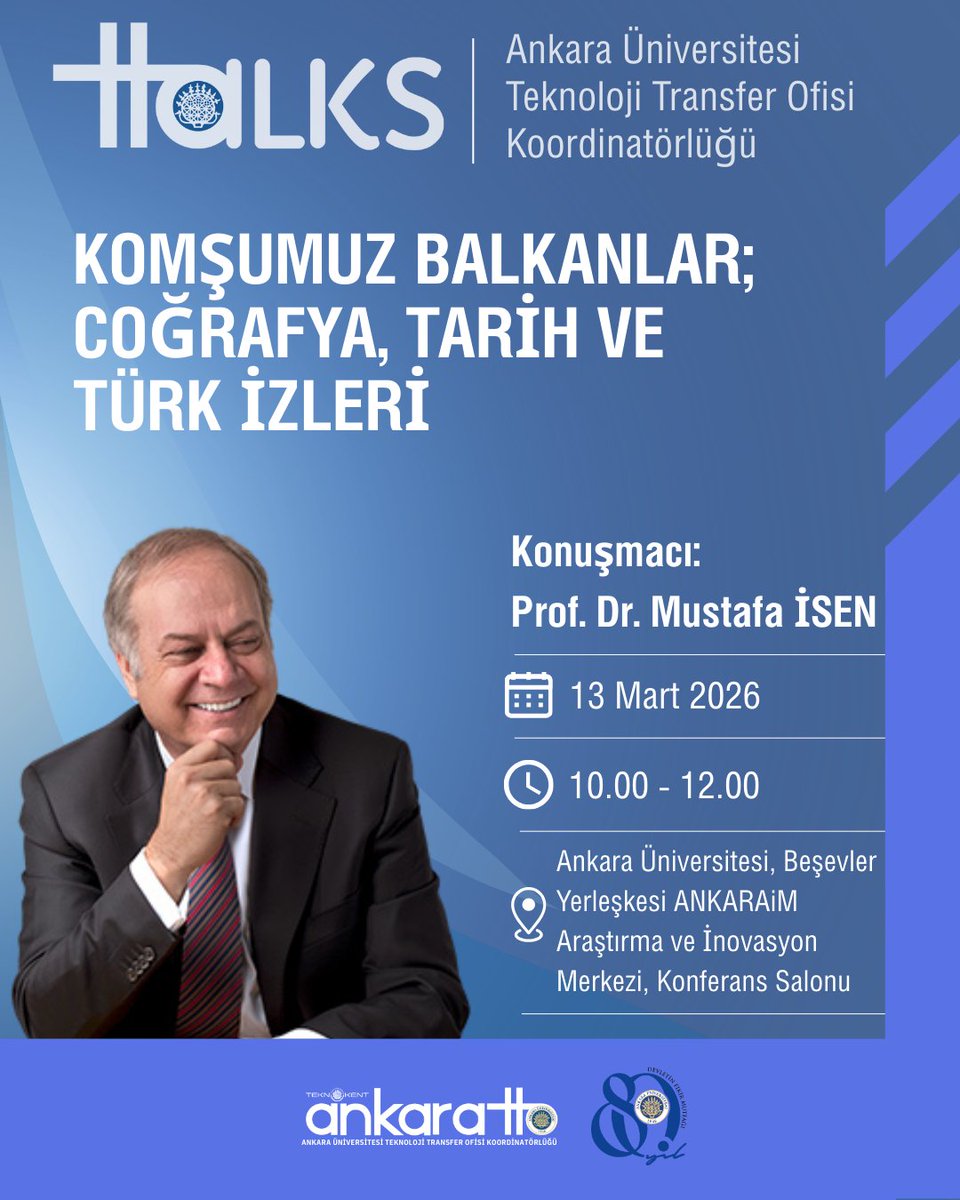 AnkaraTTO's tweet photo. Ankara Üniversitesi Teknoloji Transfer Ofisi Koordinatörlüğü olarak düzenlediğimiz #TTOTALKS programı kapsamında, Sayın Prof. Dr. Mustafa İsen ile bir araya geliyoruz. https://t.co/qBOKAPxtTh