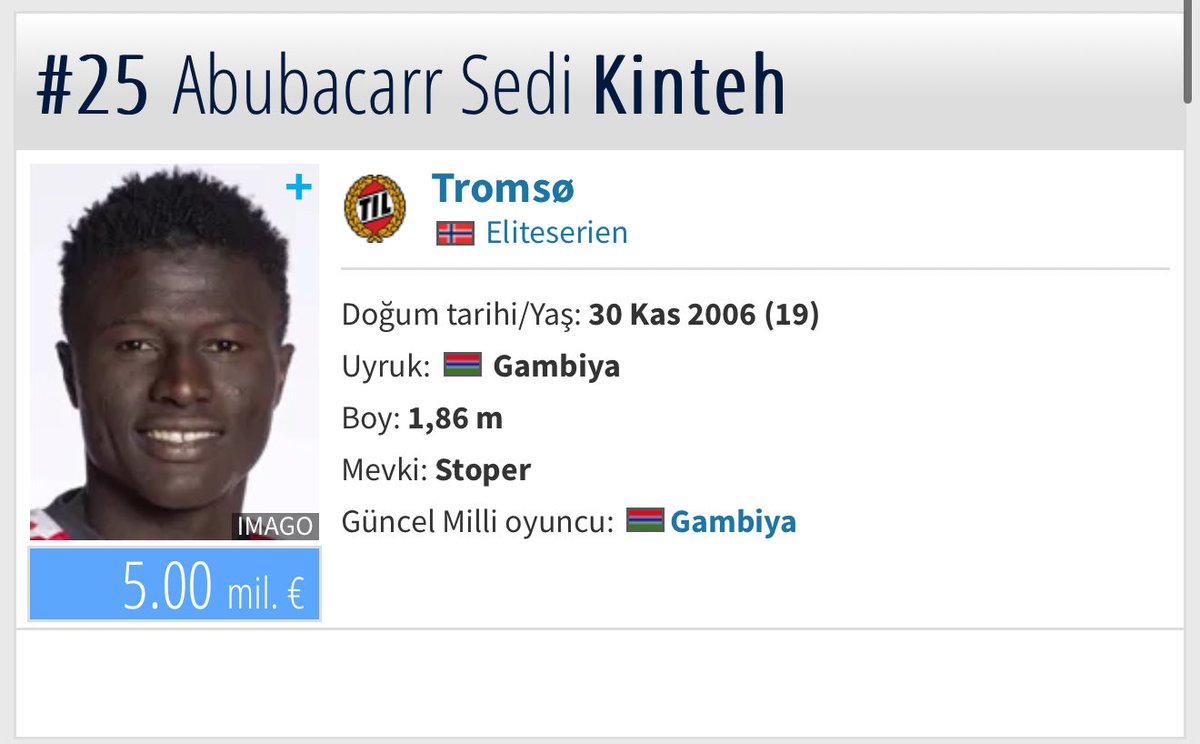 Sol stoper Sedi Kinteh 2 sene sonra 30 milyon euroyu görür