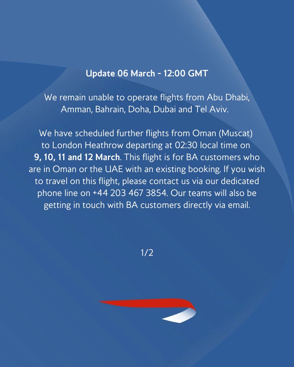 British Airways tweet media