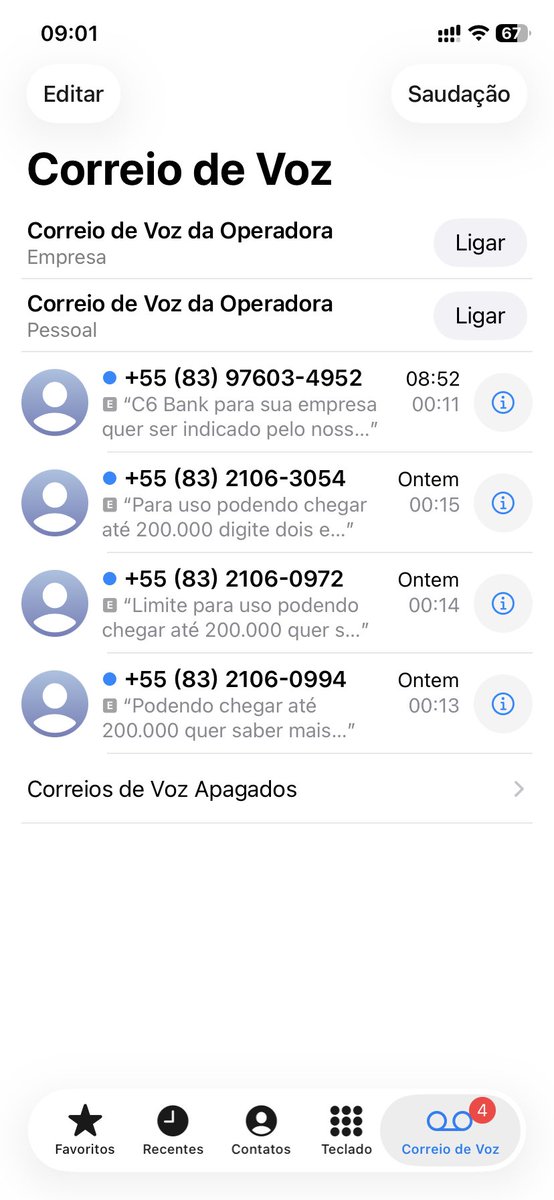mmvfilho's tweet photo. @C6Bank ta na hora de rever seus parceiros comerciais, recebo de 2 a 3 ligações Spam por dia. Quando precisar de conta bancária jamais pensarei em um dia ser cliente de vcs só pelo incômodo, e a maioria deve pensar assim. https://t.co/6XG5lrrGuS