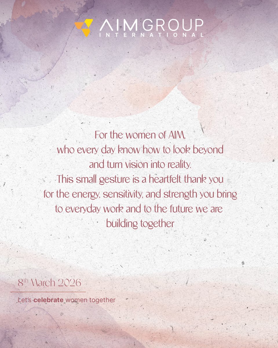 AIM Group Int tweet media