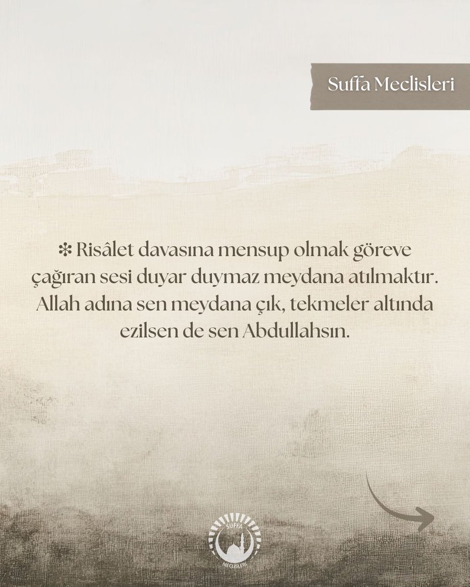 SuffaMeclisleri's tweet photo. Tevhid Kalesi: Abdullah B. Mes'ûd (r.a.)
***
📚 Alıntı: Suffa Meclisleri – Sahâbe Bilinci Dersleri, 19. Ders
🔗 Kitabın PDF’sini indirmek için: https://t.co/ncJyjQR623
#suffameclisleri #suffa #siyervakfı #siyer https://t.co/a08PZphlqa