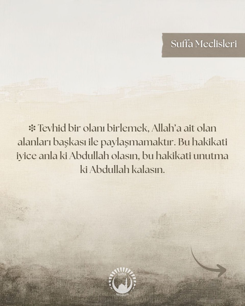 SuffaMeclisleri's tweet photo. Tevhid Kalesi: Abdullah B. Mes'ûd (r.a.)
***
📚 Alıntı: Suffa Meclisleri – Sahâbe Bilinci Dersleri, 19. Ders
🔗 Kitabın PDF’sini indirmek için: https://t.co/ncJyjQR623
#suffameclisleri #suffa #siyervakfı #siyer https://t.co/a08PZphlqa
