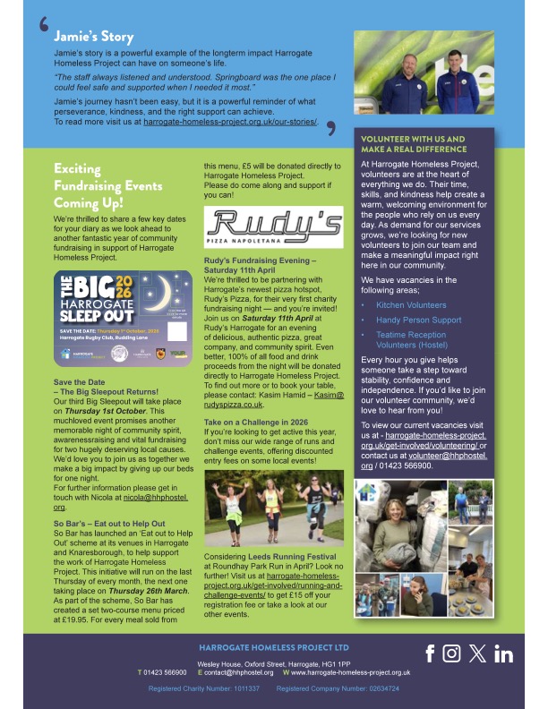 Harrogate Homeless Project - HHP tweet media