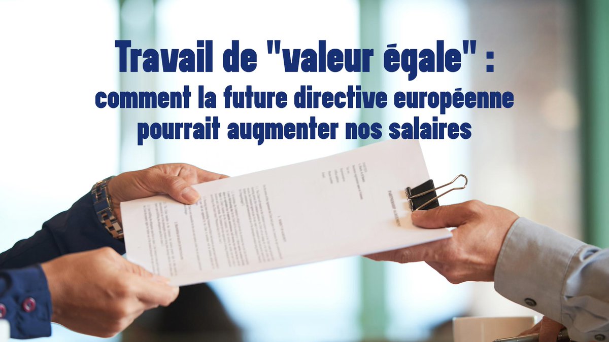 Une directive européenne sur la transparence salariale doit être intégrée en France d’ici juin 2026. 
Découvrez les détails dans notre nouvel article : sap-cgt.social/2026/02/25/tra…
#CGTSAP
