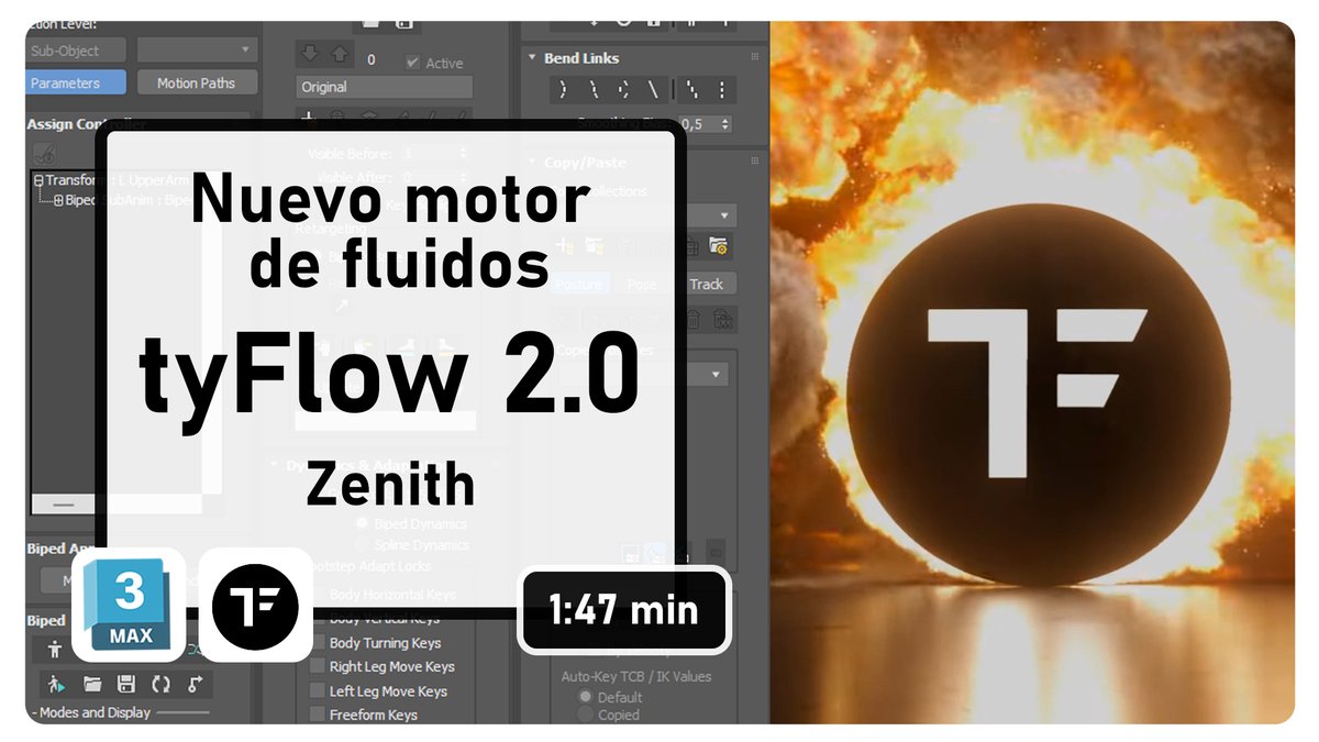 #tyFlow 2.0 ya está disponible, y llega con una de las novedades más potentes hasta ahora: ZENITH, un nuevo motor de simulación de fluidos para crear fuego y humo directamente en GPU dentro de #3dsMax #VFX youtube.com/watch?v=6KZ0D7…